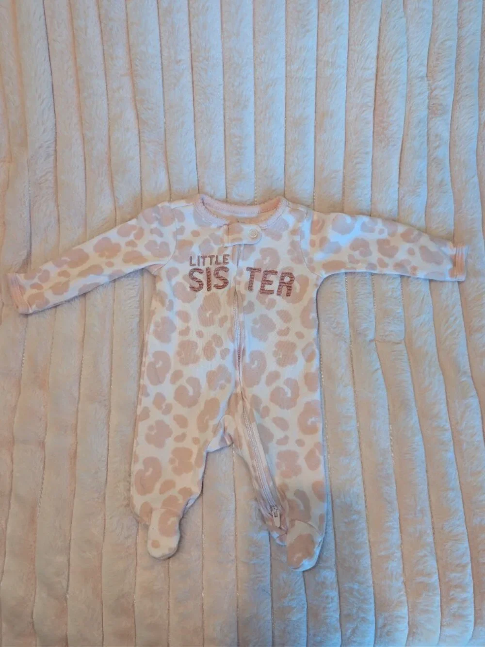 6 Carter's Newborn Baby Girl Bodysuits Winter Bundle
